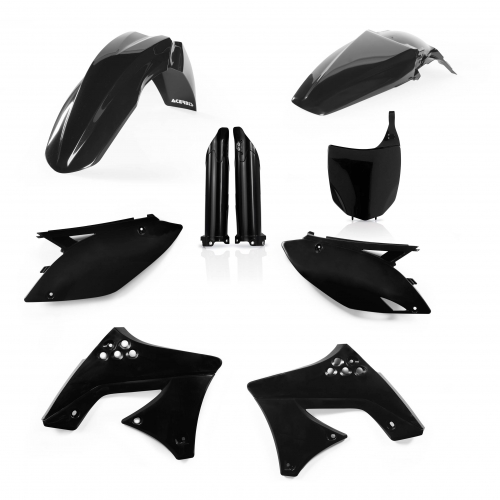 KIT PLÁSTICOS COMPLETO ACERBIS KAWASAKI KX-F 250 2009-2012 PRETO